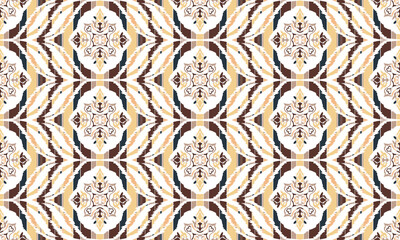 Motifs African boho paisley Floral Ikat pattern embroidery border. Ethnic ikat floral Ethnic Indian Pattern Ikat pattern Ethnic Pattern.seamless patterns.