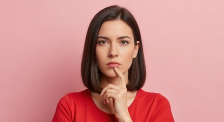 An authentic portrait of a thoughtful young woman