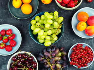 Fresh summer berry fruit.