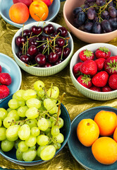 Fresh summer berry fruit.