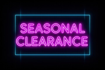 Obraz premium Neon sign with bright pink text 
