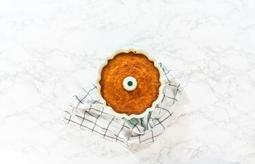 From Pan to Rack - Perfect Bundt Cake Presentation