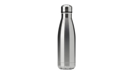 water bottle in stainless steel isolated on white
