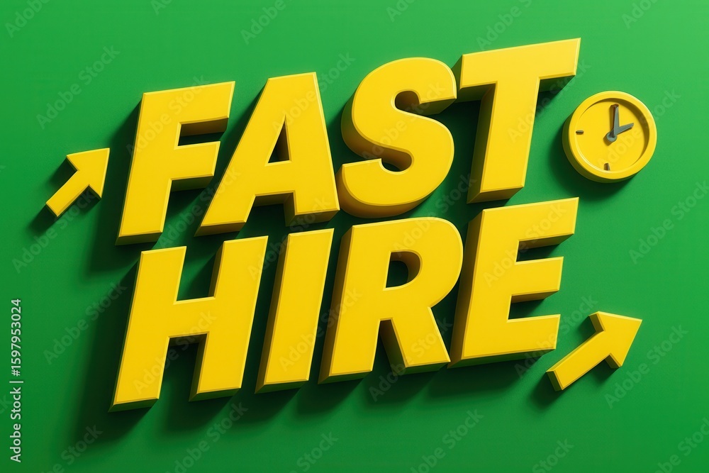 Poster bold yellow 3d text reading 