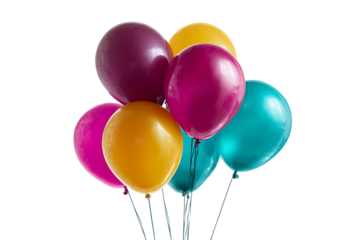 Colorful balloons, festive and fun!