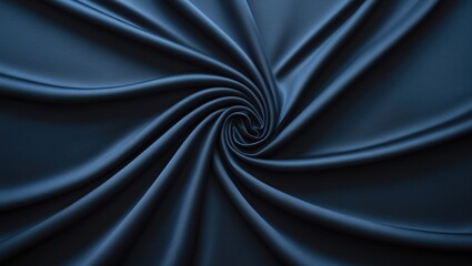 Fototapeta premium Fabric material in a spiral pattern with soft folds.