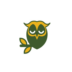 owl vector abstract modern logo