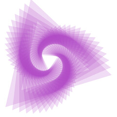 A purple spiral featuring white lines, creating an abstract design that emphasizes colorfulness and creativity.