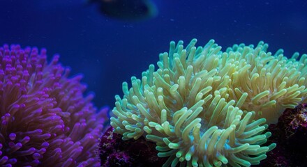 coral reef with fish
