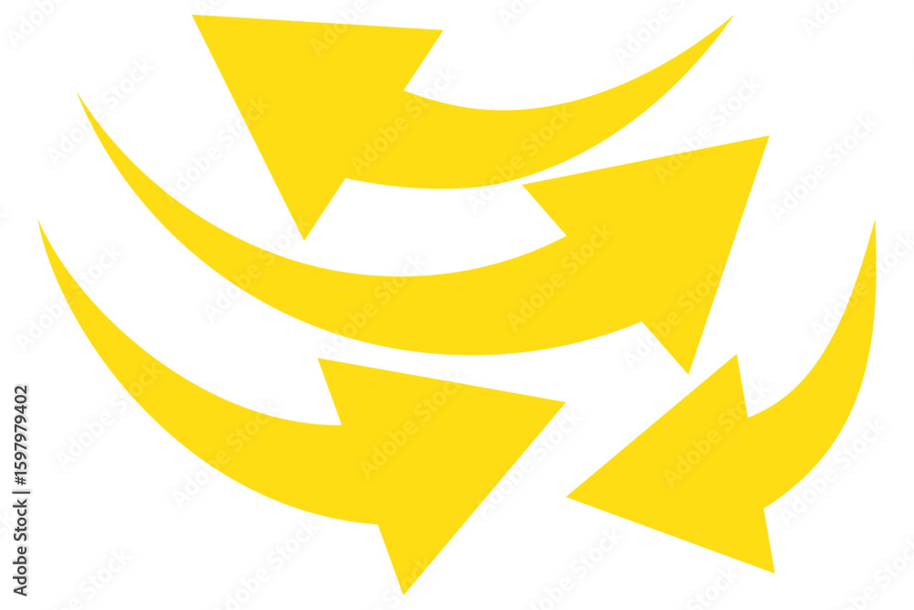 Poster curved arrow png, black curved arrow icon ioslated on transparent background