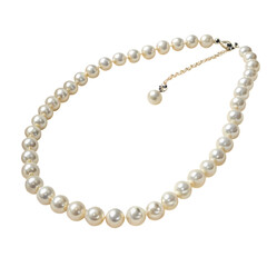 Obraz premium Elegant Pearl Necklace with Clasp Detail