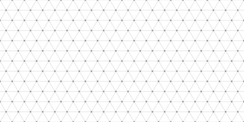 Modern geometric pattern featuring interlocking triangles with dots and lines on a transparent background. Perfect for web design, presentations and digital graphics. Abstract background for paper