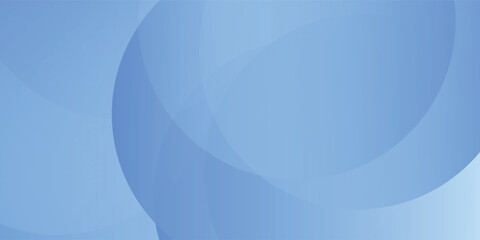 minimalist banner background colorful blue gradations with circle shape geometric.