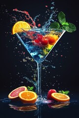 Vibrant Splash Cocktail