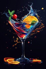 Vibrant Splash Cocktail
