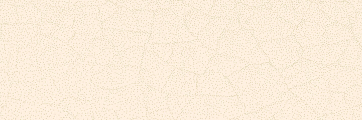 Crack eggshell texture with speckled, gritty and fleck particles. Minimalistic beige background for eco friendly design, organic nature projects. Vector pattern.