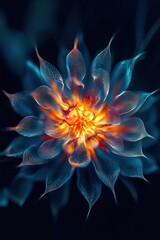 Luminous Night Bloom