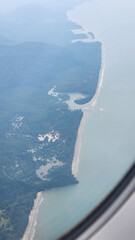 aerial view of sea