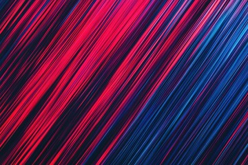 Red and blue light speed lines background