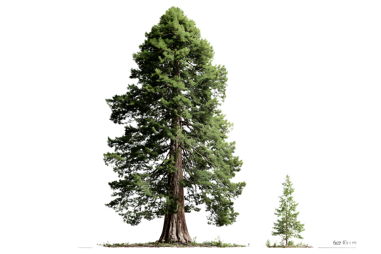 Giant Redwood and Sapling