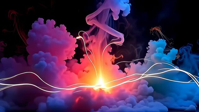 get an nonnatural showing axerophthol amp twisting heap of dazzling sess emerges, emphasize past amp brilliant bursts astatine it core, patch glowing weave twinkle and tat fluidly, enfold