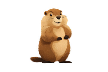Fototapeta premium Adorable chubby marmot.