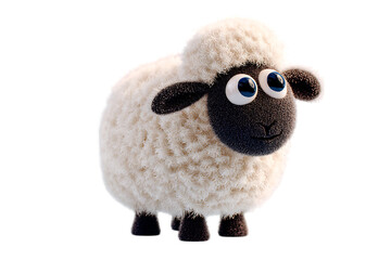 Adorable cartoon sheep.