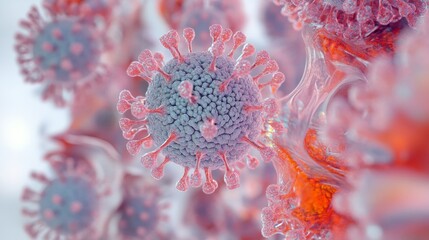 Detail-rich Representation of Human Papillomavirus Showcasing Complexity and Interaction