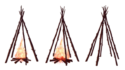 Fire starting essentials, magnesium rod, ferro rod, and match ignite your outdoor adventures