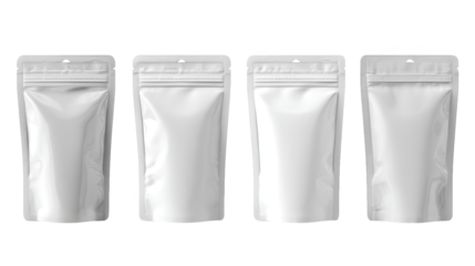 Three white zipper storage bags, a versatile solution for organizing your belongings