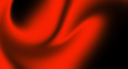Abstract black dark deep red gradient background color wave bright light silk glow grain texture noise surface grainy
