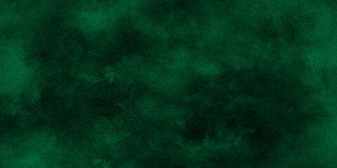 abstract green background with smoke. brush design on black background.