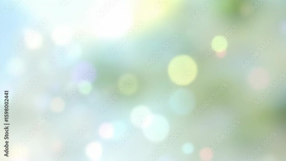 Poster dreamy pastel blurred bokeh background animation softly blending luminous colors, generating tranqui