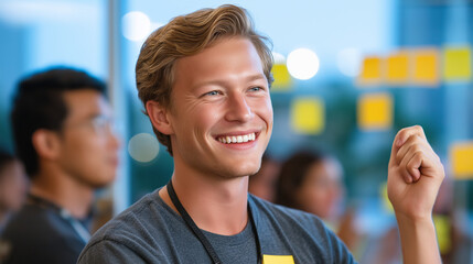 Product Ideation Team Collaboration During Afternoon Sunlight