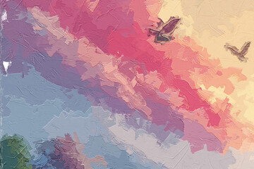 Various oil paintings, flowers, squirrels, ducks, lakes, landscapes, chrysanthemums, roses, peonies, flowers, birds, and small streams