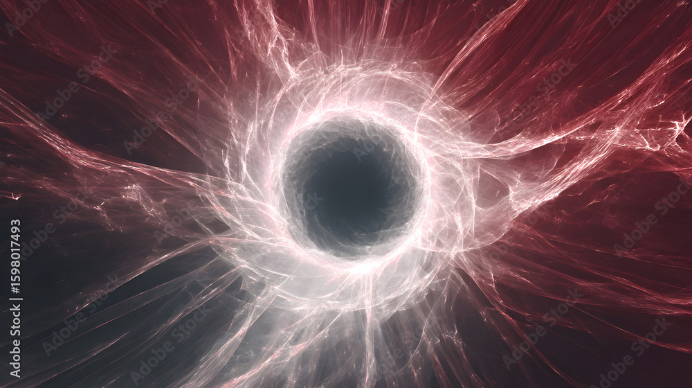Poster abstract dimensional portal with swirling energy fields creating a hypnotic visual effect perfect fo