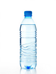 Naklejka premium Beverage Bottles for Sport and Travel – Plastic and Metal on White&nbsp;Background