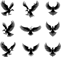 Fototapeta premium tribal tattoo, swirl tattoo, abstract tribal vector bundle