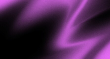 Abstract black dark deep purple gradient background color wave bright light silk glow grain texture noise surface grainy