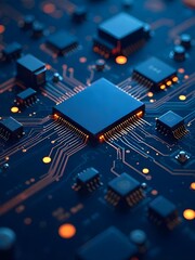 Obraz premium electronic circuit board