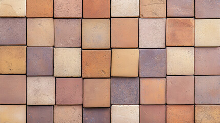 Seamless tiles in earthy tones create warm and inviting atmosphere, perfect for various design projects
