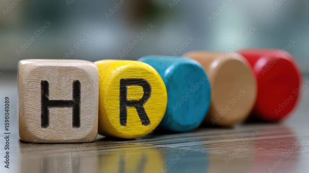 Poster hr management jobs insights utilizing analytics tools and pie charts for effective decision-making