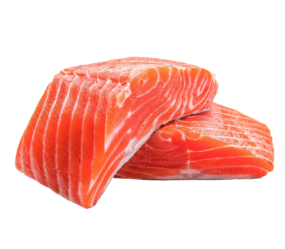 raw salmon fillet - Powered by Adobe