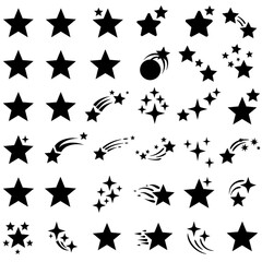 Abstract Background Golden Sparkle on Black