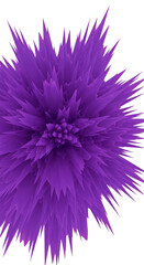 Abstract Background Purple Explosion Isolated