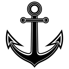 anchor on white background