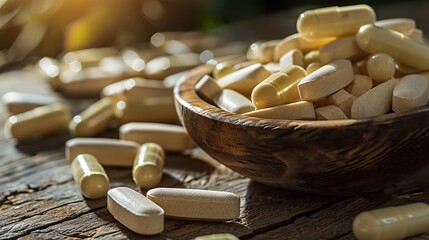 Vitamin D supplements support healthy bones by replenishing vital nutrients.
