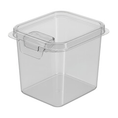 Empty Transparent Plastic Food Container With Lid