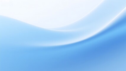 Soft Blue Gradient with Wavy Lines