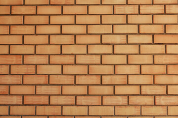 Texture of red brick wall as background, closeup